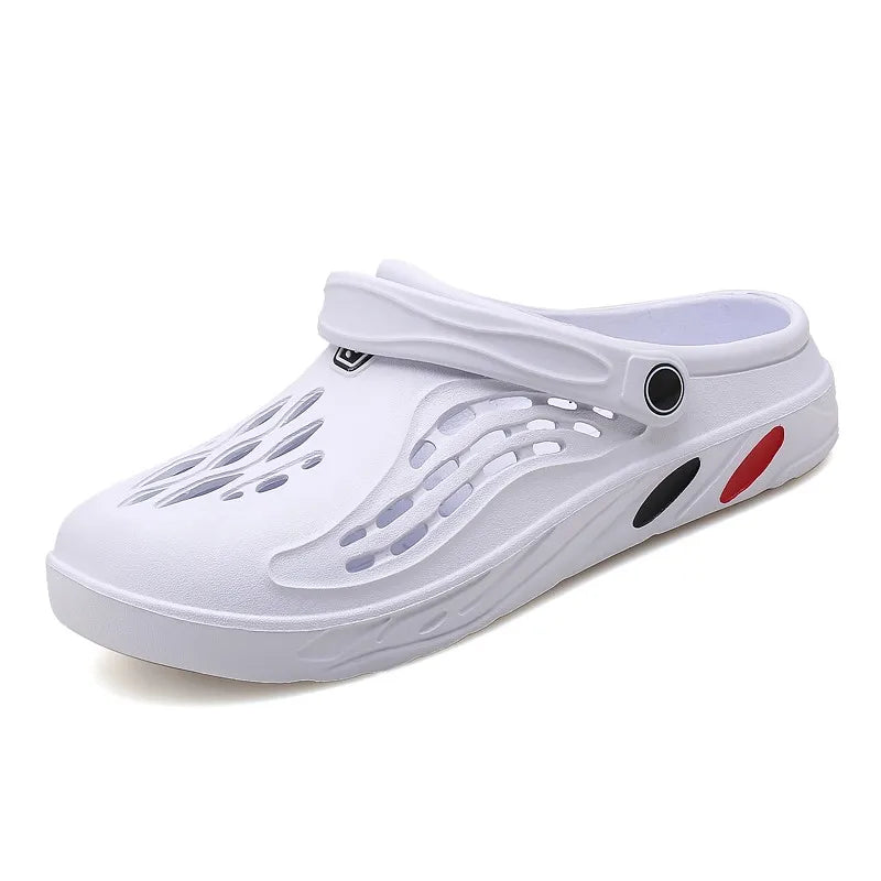 Couple���s Summer new casual slippers Outdoor Hole Shoes Fashion Casual Men Women Breathable Non slip Light Comfort Beach Sandals