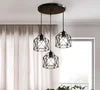 Modern Industrial Pendant Light – Adjustable Metal Cage Chandelier, for Home & Office Home Decor Lamps Aesthetic