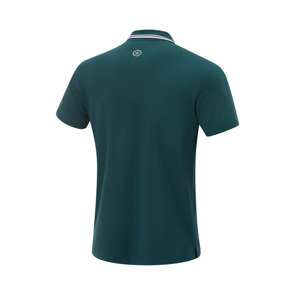 អាវយឺតបុរស Li-Ning Wade POLO កម្រិតស្ងួត 88% Polyamide 12% Elastane កម្រិតស្ងួត មានខ្យល់ចេញចូលបានល្អ អាវយឺតកីឡា LiNing APLV007