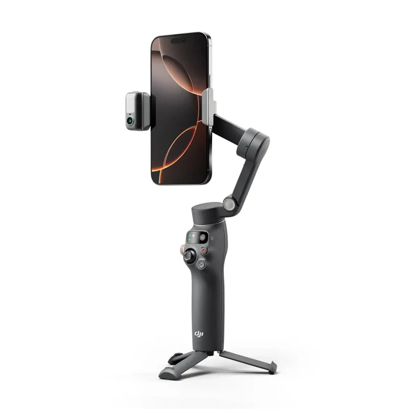 DJI Osmo Mobile 8 Flagship Intelligent Tracking Phone Gimbal Native Tracking With Integrated Audio & Lighting Capabilities