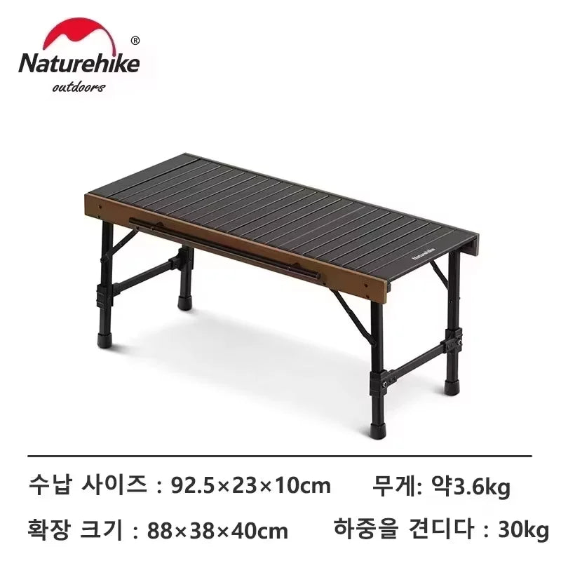 Naturehike Camping IGT Table Outdoor Folding BBQ Grill Picnic Backpacking Fishing Stove Portable Temporary Furniture Pliante