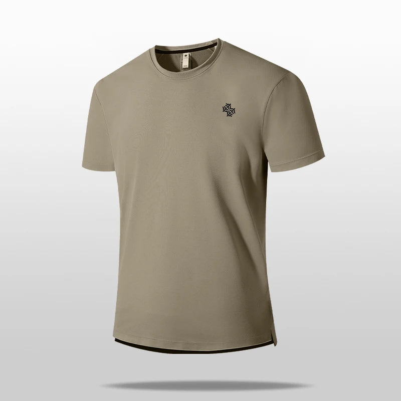 SBWL Summer Men's High-Quality Outdoor Sports Quick-Drying T-Shirt for Running Leisure Short Sleeve Tops