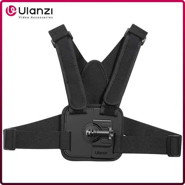 ខ្សែ រឹត ទ្រូង ម៉ាញេទិក Ulanzi Go-Quick II សម្រាប់ កាមេរ៉ា សកម្មភាព ទូរសព្ទ ចល័ត 180° ទ្រ រហ័ស សម្រាប់ ទូរសព្ទ Gopro កីឡា