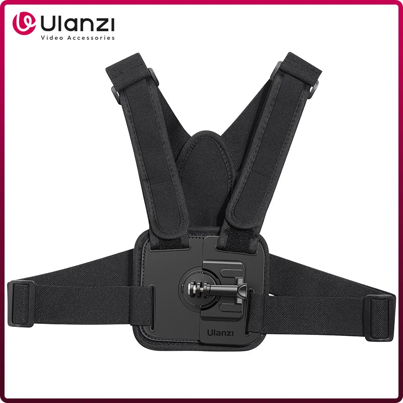 ខ្សែ រឹត ទ្រូង ម៉ាញេទិក Ulanzi Go-Quick II សម្រាប់ កាមេរ៉ា សកម្មភាព ទូរសព្ទ ចល័ត 180° ទ្រ រហ័ស សម្រាប់ ទូរសព្ទ Gopro កីឡា