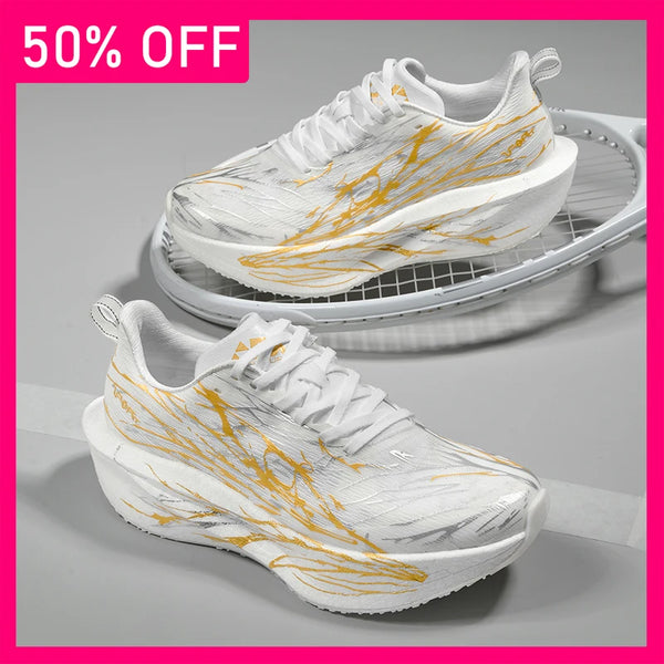 Unisex Sports Shoes Marathon Running Breathable Light Outdoor Training Shoes Thick Soled Anti Slip Shock-absorbing Racing Shoes