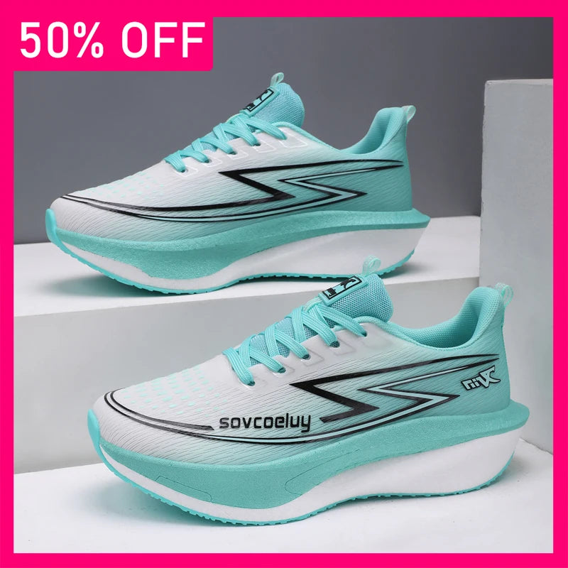 Unisex Sports Shoes Professional Running Anti Slip Cushioning Rebound Training Shoes Youth Outdoor Mesh Fitness Shoes for Men
