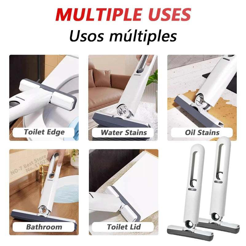 iLMH Mini Mop ជូតសម្អាតដោយខ្លួនឯង ងាយស្រួលបត់ និងសម្អាតក្នុងគ្រួសារ មិនចាំបាច់លាងដៃ ជូតសម្អាតបានស្អាតល្អ ស្រូបយកទឹកបានល្អ ងាយស្រួលជូត ...
