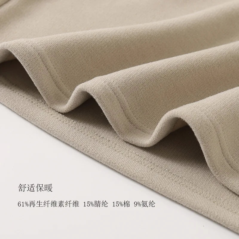 Thermal Vest German Velvet Chest Pad Underwear Bottoming Shirt Women Autumn Winter Sleepwear Top One Piece Pajamas Lingerie