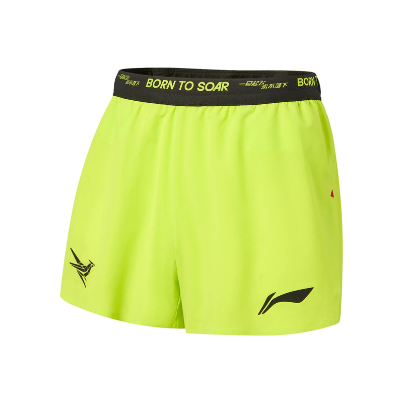 ខោខ្លីរត់ប្រណាំងបុរស Li-Ning Dragonflight LN COOL 89% Polyester 11% Elastane ស្ងួតរហ័ស ខោទ្រនាប់ LiNing ទំហំធម្មតា AKSW693