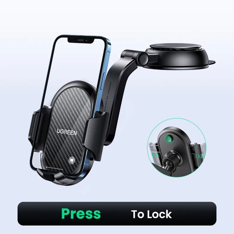 UGREEN Car Phone Holder Stand Gravity Car Suction Cup Phone Stand for Mobile Phone for iPhone 16 15 14 Pro Max  Xiaomi Samsung