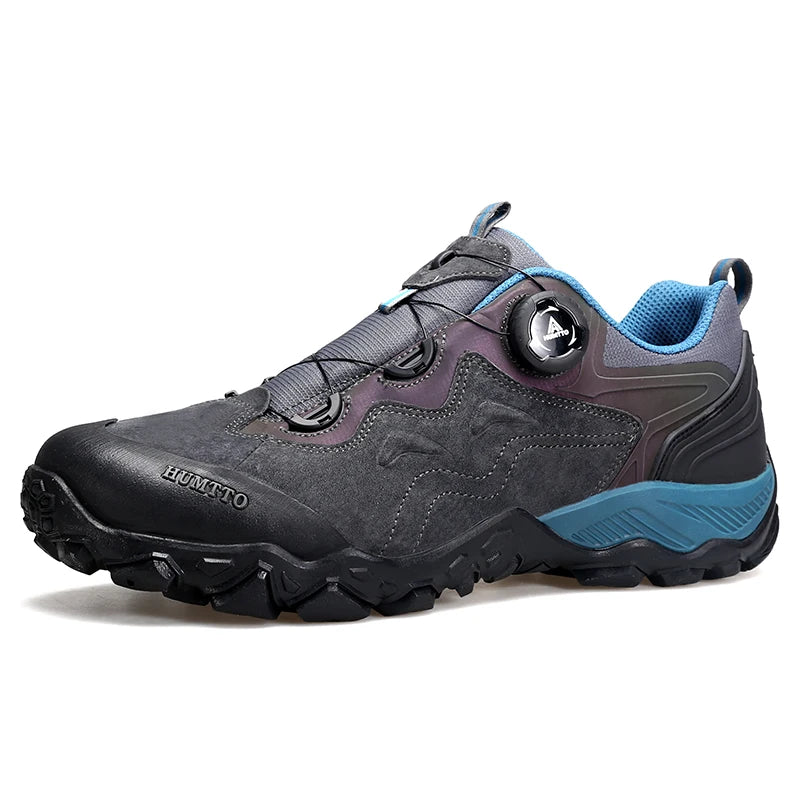 HUMTTO Breathable Shoes for Men Luxury Designer Men's Sneakers Anti-slip Sports Hiking Boots Man 2024 Outdoor Trekking Sneaker