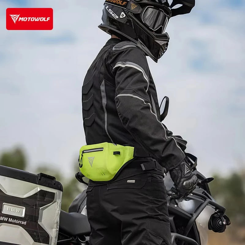 កាបូប Motowolf សម្រាប់ជិះម៉ូតូ កាបូបសម្រាប់ពាក់ក្នុងរថយន្ត កាបូបស្ពាយការពារទឹក កាបូបស្ពាយសម្រាប់ធ្វើដំណើរ កាបូបស្ពាយសម្រាប់ដាក់ឥវ៉ាន់ និងឧបករណ៍សម្រាប់ជិះម៉ូតូ