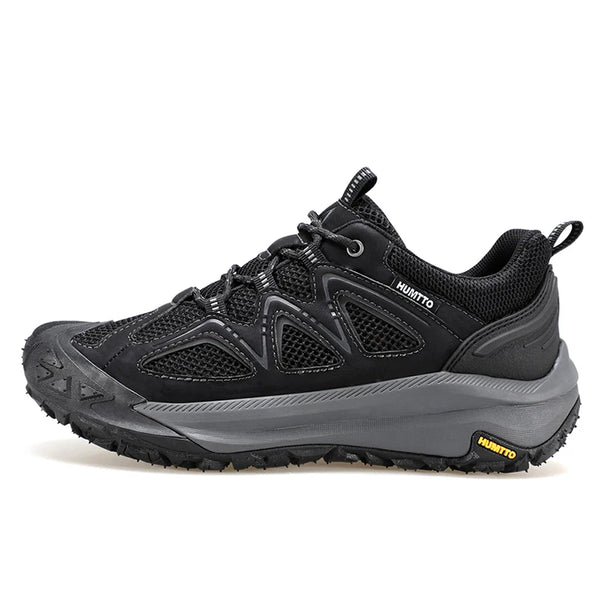 HUMTTO Breathable Trekking Boots Luxury Designer Men's Sneakers Anti-slip Sports Hiking Shoes for Men Man Summer Outdoor Sneaker