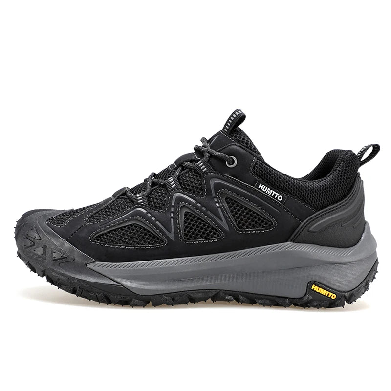 HUMTTO Breathable Trekking Boots Luxury Designer Men's Sneakers Anti-slip Sports Hiking Shoes for Men Man Summer Outdoor Sneaker