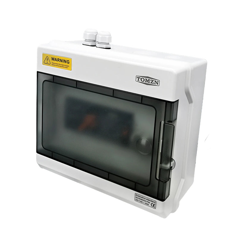 TOMZN Dual Power Switch DistributionBox 2P 63AAutomatic Transfer Switchwith MCB OutputShort-Circuit Overload ProtectionHT Series
