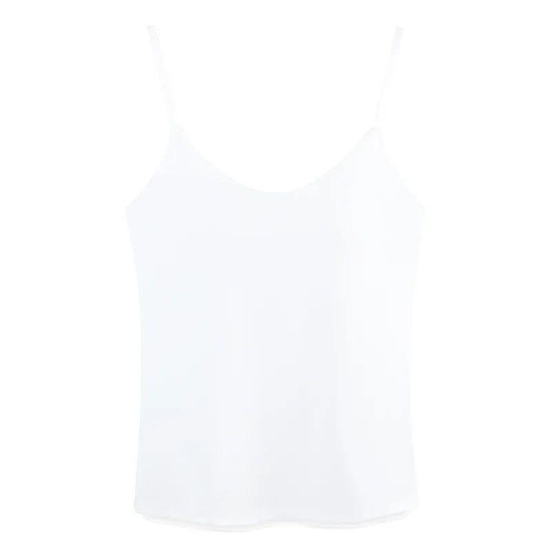 Women's Spring Summer Chest Pads Slim Suspenders Vest Beautiful Back Underwear Female Base Wear One Piece Sleepwear Pajamas