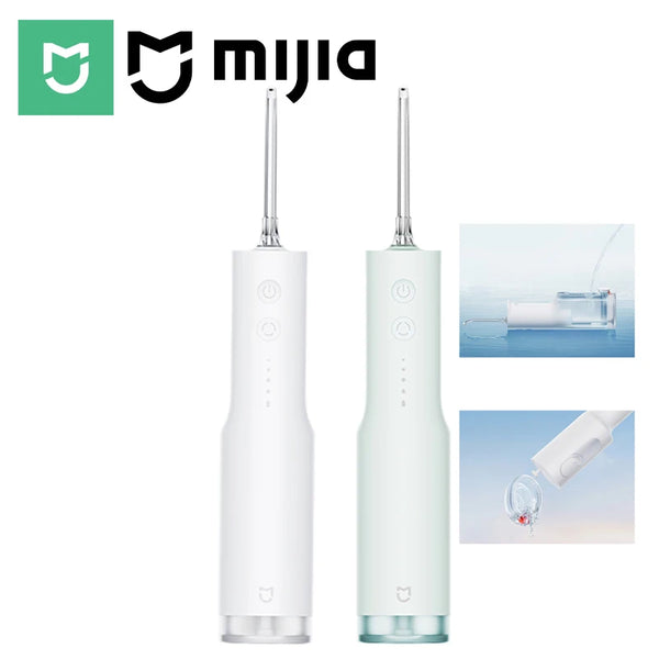 MIJIA Electric Oral Irrigator F300, 240mL Water Tank, 4 Mode Irrigator, 2000time/m Frequency Pulse, 115 Day Long Life, Water Flo