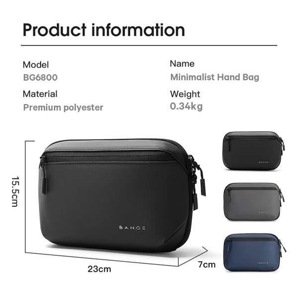 BANGE Multi-Layers Mini Pouch Oxford Warerproof Organizer Case Portable Data Cable Storage Bag Gadget Bag for Travel USB Charger