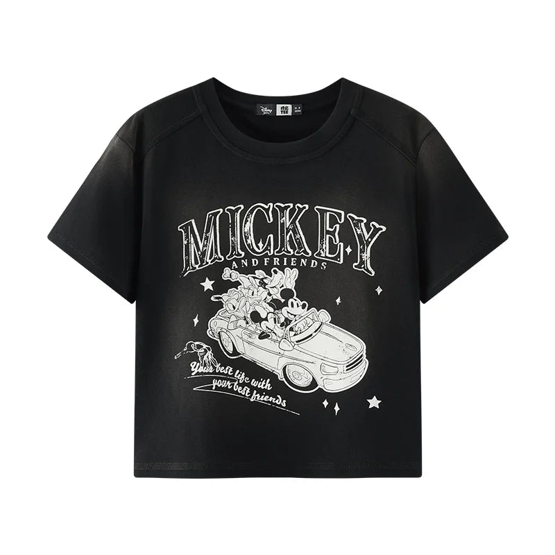 Semir Womens Tshirt 2026 Short Style Washed Fashion Casual Simple Soft Daily Wear Comfortable