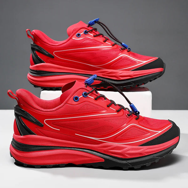 Men women's casual sneakers four seasons new breathable light soft-sole hiking shoes fashion couple outdoor running sports shoes