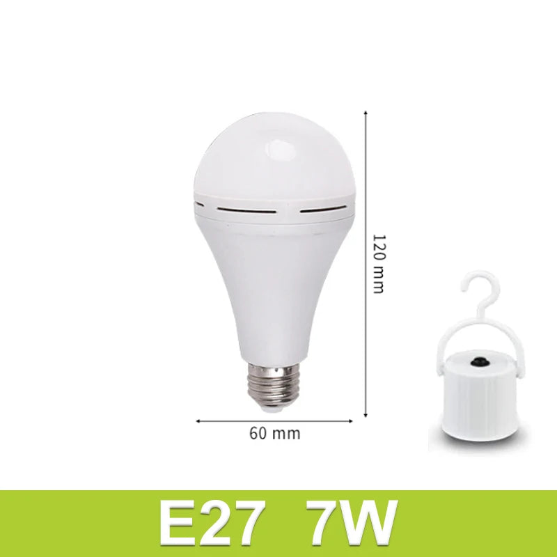 1/3 Pcs Rechargeable Bulb LED Outdoor Waterproof Emergency Light Portable Hanging Night Light Adjustable Camping Fishing Garden
