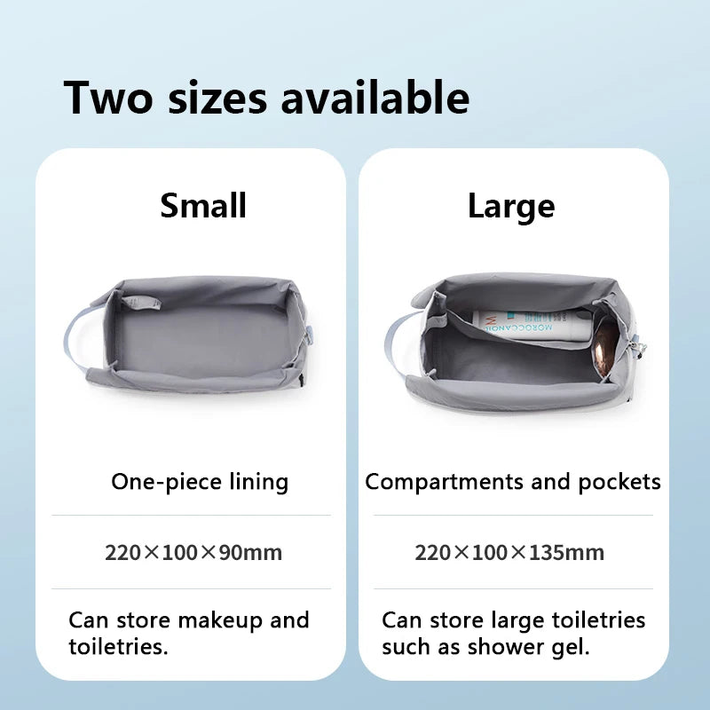 Naturehike Oxygen Travel Toiletry Bag Portable Outdoor Cosmetic Storage Bags Waterproof Bath Swimming Splash-proof Handbag