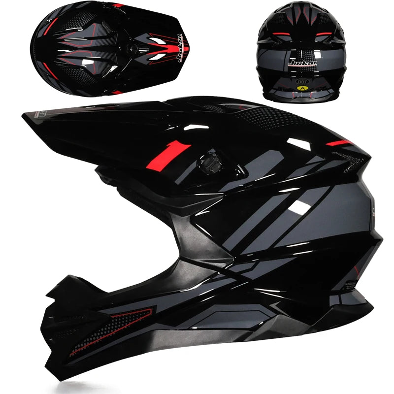 Adult motorcycle helmet Kask Cross Downhill Soporte Casco off-road racing helmet DOT approved downhill DH ADV off-road helmet