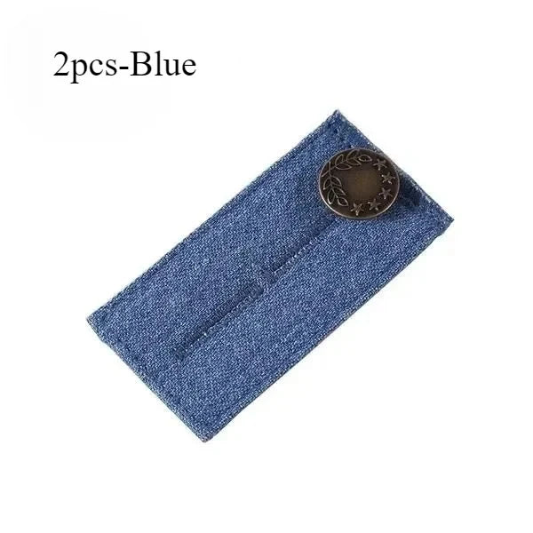2pcs Seamless Jeans Waist Extension Buckle, Adjustable Waist Extender for Men'S And Women'S Jeans, Waist Extender. buttons.