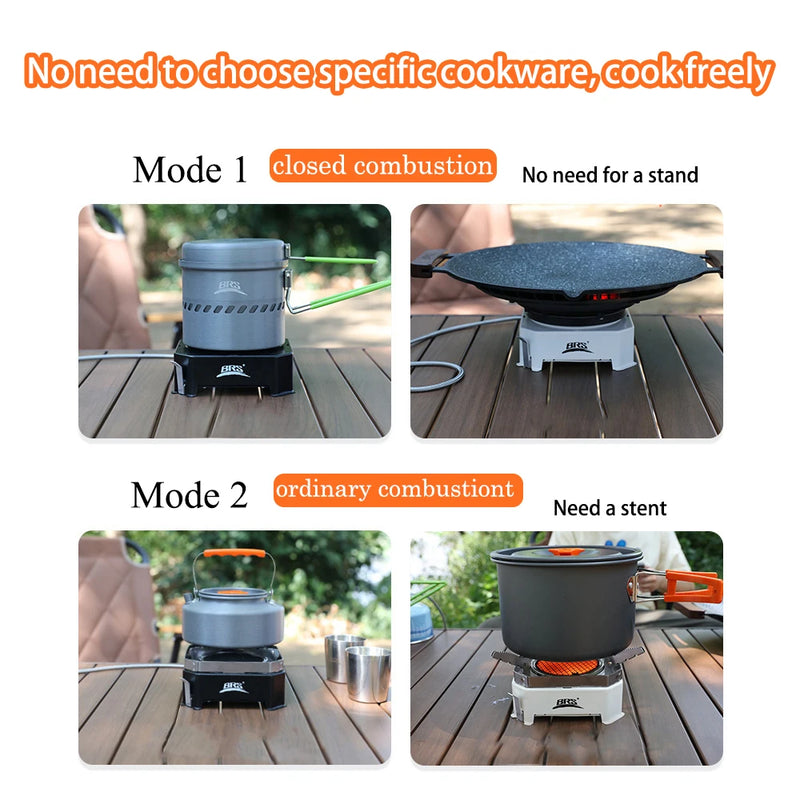 Portable  Split Type Gas Burner  Camping Waterproof Stove 2200W High-power Infrared Card Stove Outdoor Picnic Hiking Burner