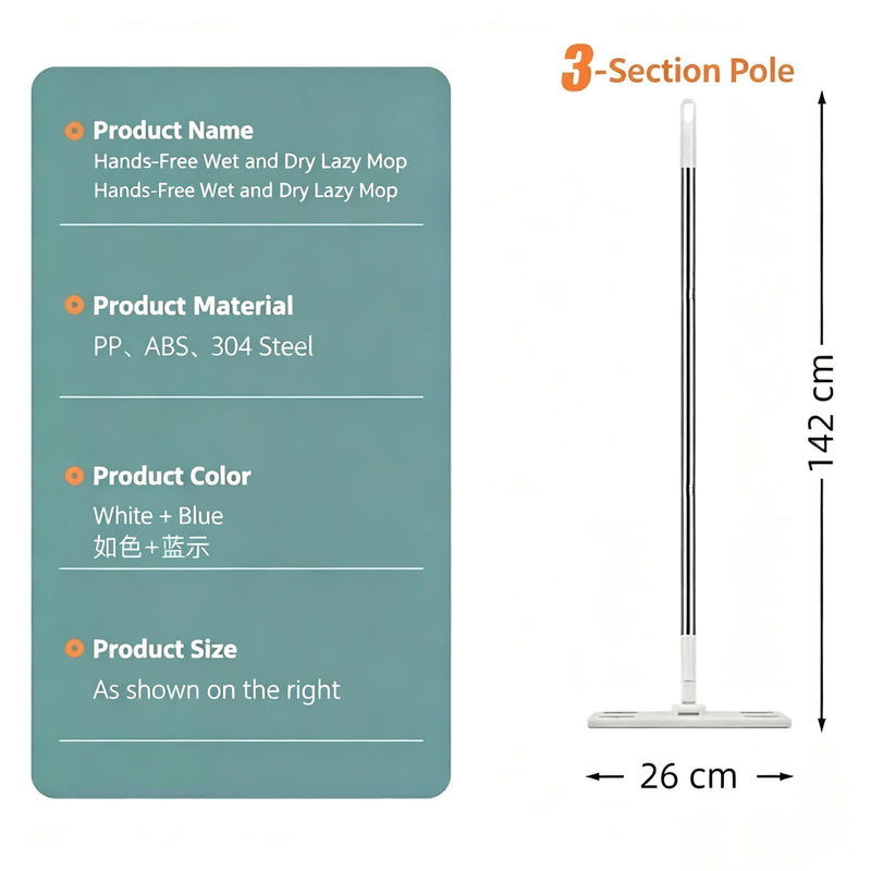 Swiffer Mop Cloth Cover Reusable Flat Mop Accessory Lazy Person's Mop Cleaning Tool