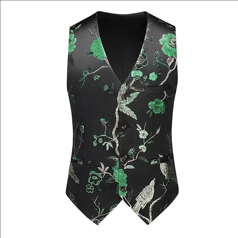 2026 Men's Gray-Purple Striped Plaid Suit Vest, Asian Sizes Red Slim Vests, Single-breasted V-neck Waistcoat, M-4XL 5XL 6XL
