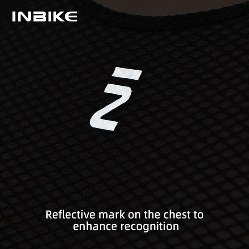 INBIKE Summer Cycling Base Layer Vest for Women Bike Riding Jersey Top MTB Bicycle Undershirt Quick Dry Mesh Underwear Clothing