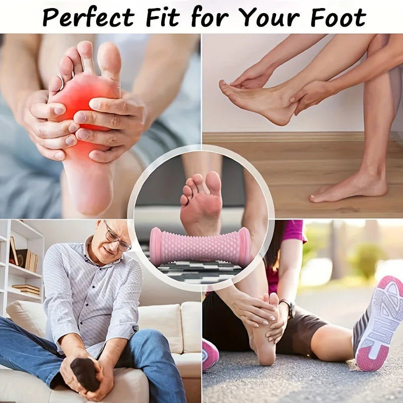 1pc massager, flat sole foot massage roller trainer, manual muscle relaxation tool, suitable for yoga and arch support，massager