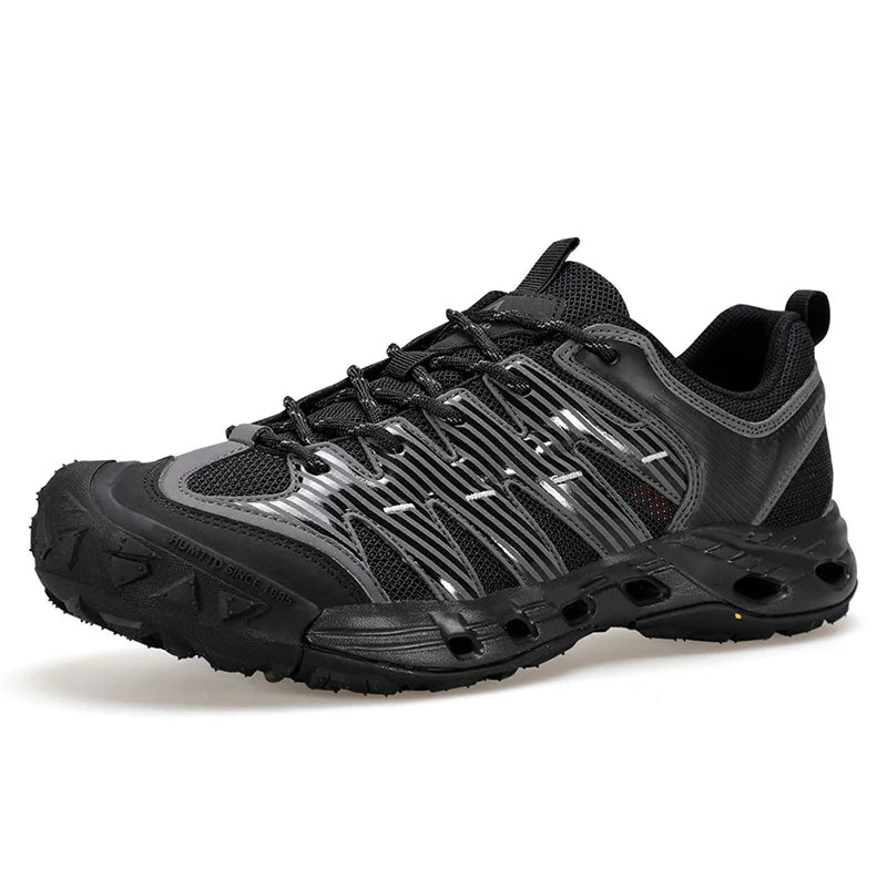 HUMTTO Summer Sneakers Men Breathable Trekking Shoes for Men's Luxury Designer Anti-slip Sports Outdoor Water Hiking Sneaker Man
