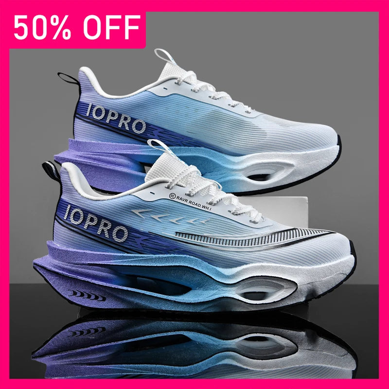 New Unisex Sports Shoes Breathable Mesh Hollowed Out Soft Sole Cushioning Rebound Outdoor Running Professional Training Shoes