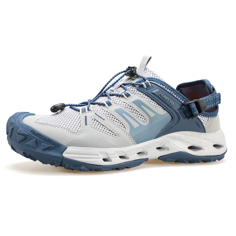 HUMTTO Barefoot Shoes Mens Summer Hiking Shoes for Men Breathable Quick Drying Outdoor Sneakers Trekking Black Beach Sandals Man