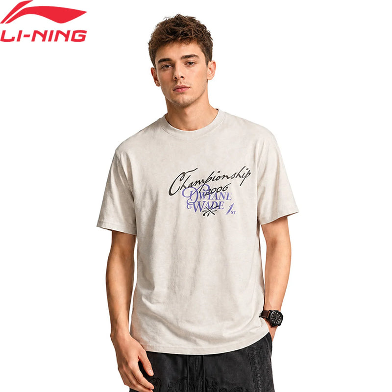 អាវយឺត Wade បុរស Li-Ning LN COOL ការពារកម្តៅថ្ងៃ ៤៥.៥% កប្បាស ៣៥% ប៉ូលីអេស្ទ័រ ១៩.៥% វីស្កូស អាវយឺតបាល់បោះ LiNing មានខ្យល់ចេញចូលបាន AHSW119