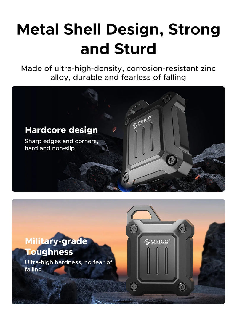 ORICO 2230 SSD Enclosure M.2 NVMe SSD Enclosure USB 3.2 Gen 2 10Gbps NVME PCI-E M-Key External SSD Drive Enclosure 2230mm