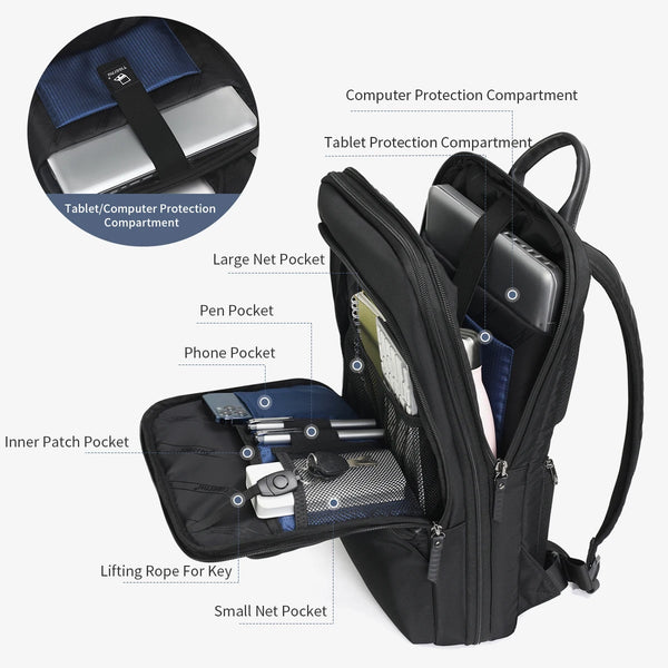 Tigernu Backpack Men Travel Backpack Thin Backpack Male Laptop Backpack Expandable Bag For School Outdoor Business Bags Knapsack