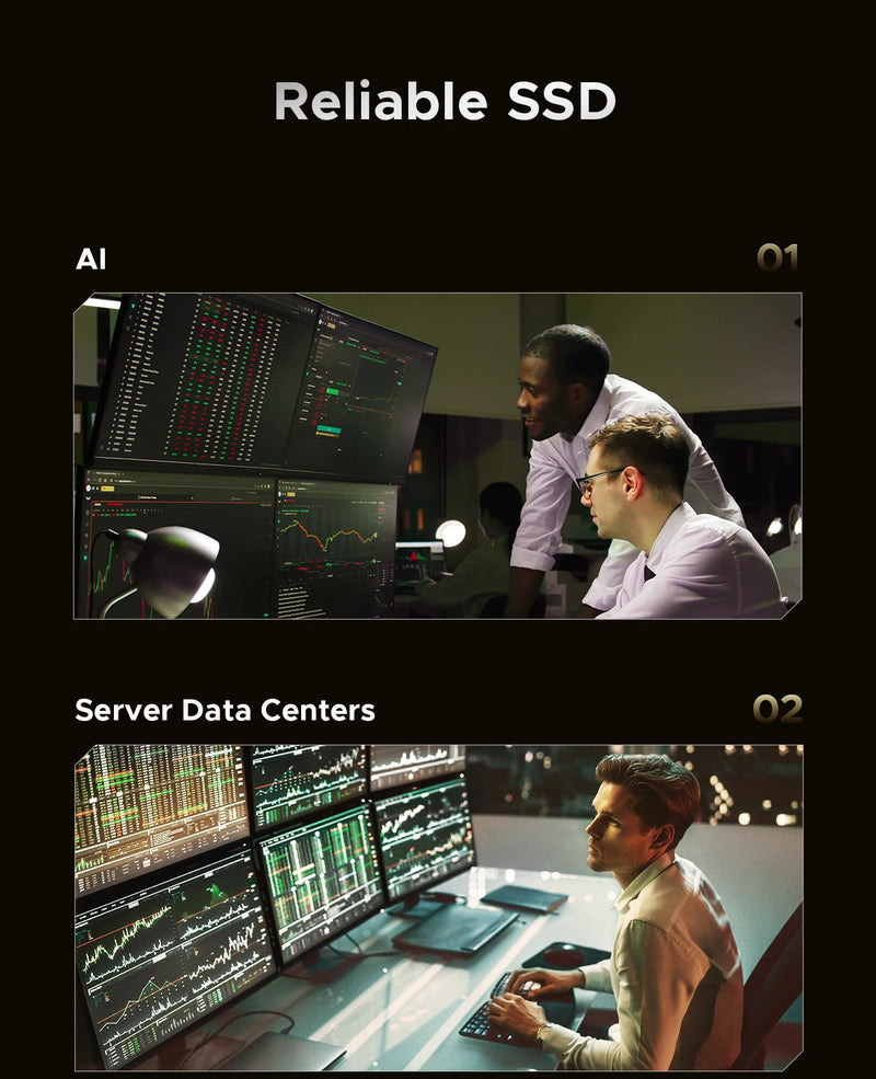 ORICO NVMe 2.0 Internal SSD Solid State Drive TLC PCIe Gen4 7450MB/s for High End Computing, Workstations, PlayStation 5