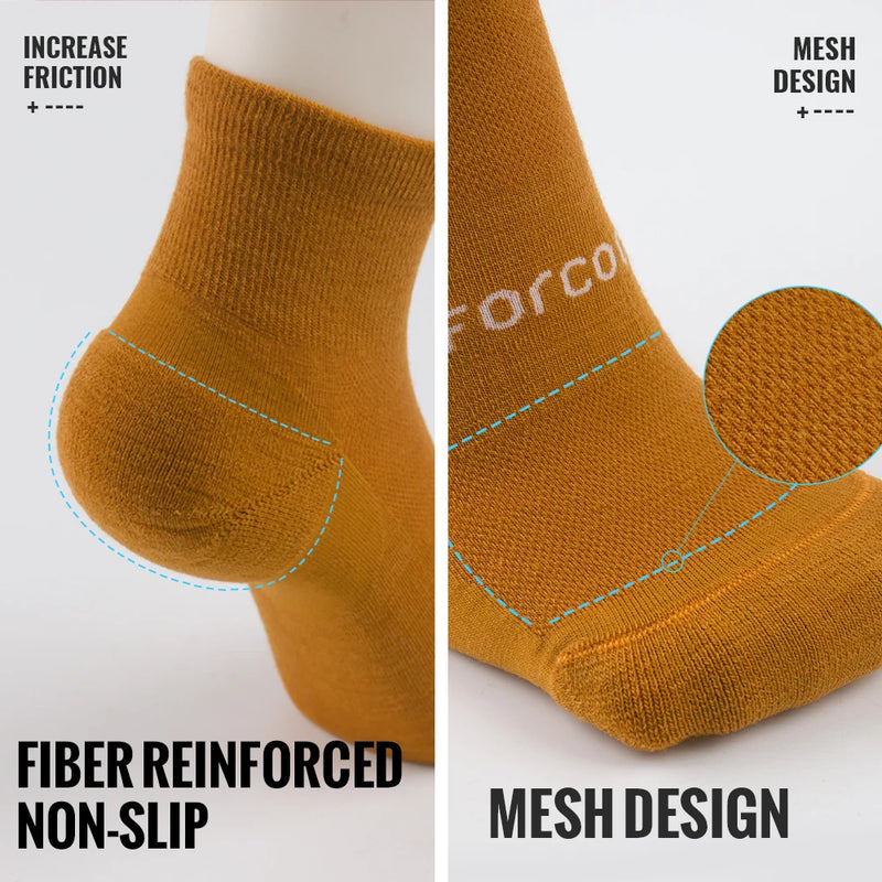 WRELS Merino Wool Socks Compression Winter Ankle Cotton Socks Basketball Professional Racing Cycling Socks for Men Women