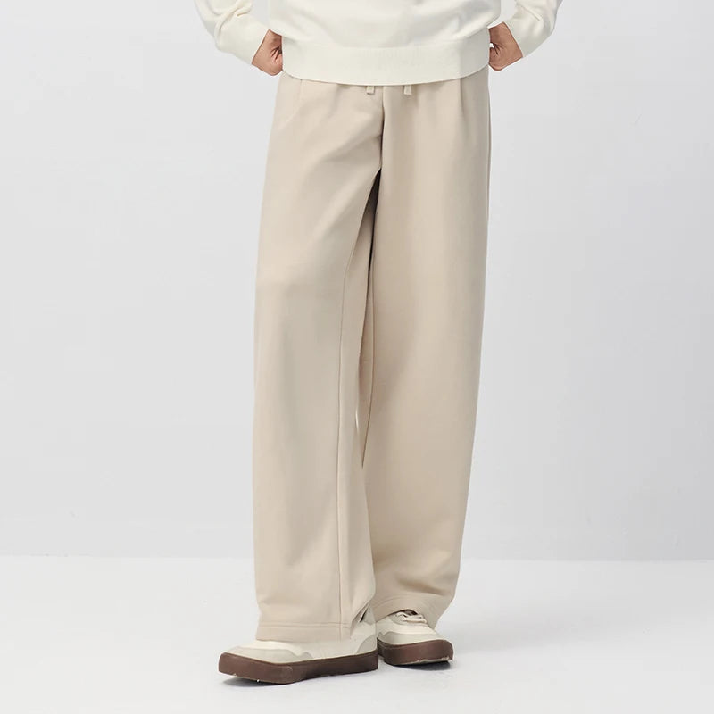 Semir Women Casual Pants Loose Fit Straight Leg Heavyweight Breathable 2026 New Winter Daily Wear Urban Casual Style