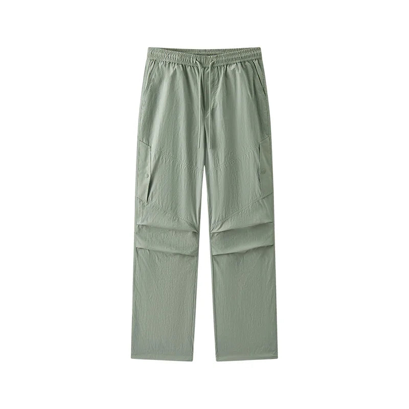 Semir Women Pants Cooling 2026 UV Protection Textured Pleated Wide Leg Drawstring Urban Casual Everyday Style Soft