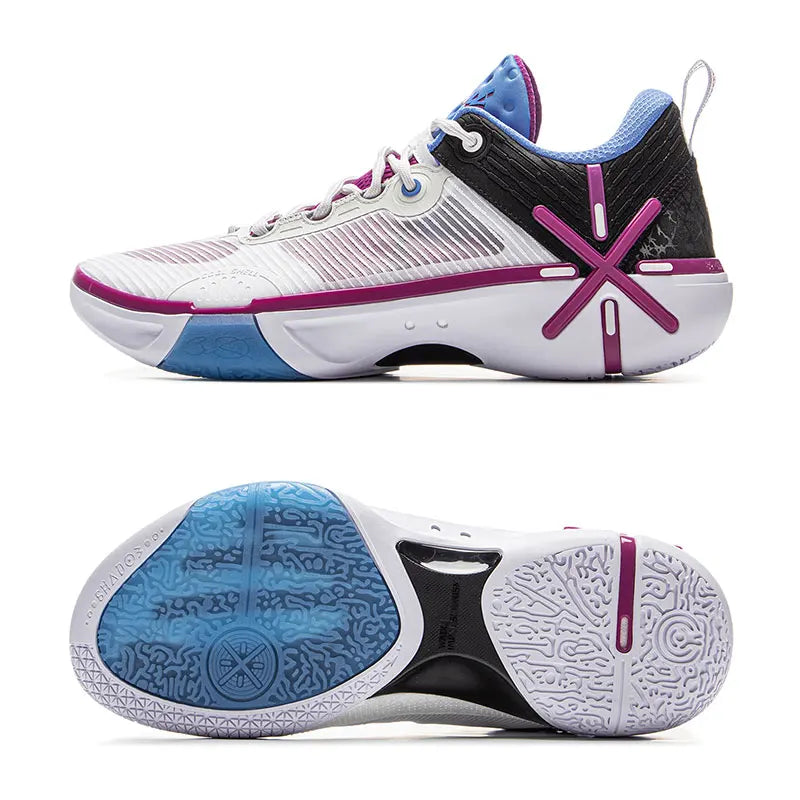 ស្បែកជើងបាល់បោះបុរស Li-Ning WADE SHADOW 6V2 នៅលើទីលាន BOOM Cushion ស្បែកជើងកីឡាដែលអាចពាក់បាន ស្បែកជើងប៉ាតា LiNing Stable Support Sneakers ABPV021