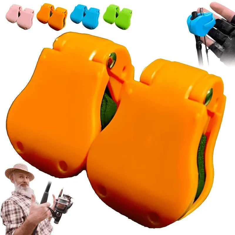 2pcs Multifunctional Fishing Rod Clip-Secure Storage,Anti-Tangle Fishing Rod Organizer, High Elastic Rubber Fishing Rod Clip.