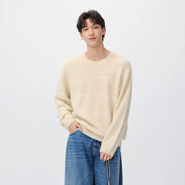 អាវយឺតប៉ាក់ Semir សម្រាប់បុរស កមូល ស្រាល ទន់ ពាក់ប្រចាំថ្ងៃរដូវរងាថ្មី ឆ្នាំ២០២៦ ស្ទីលទីក្រុង ធម្មតា សម្លៀកបំពាក់ប្រចាំថ្ងៃ