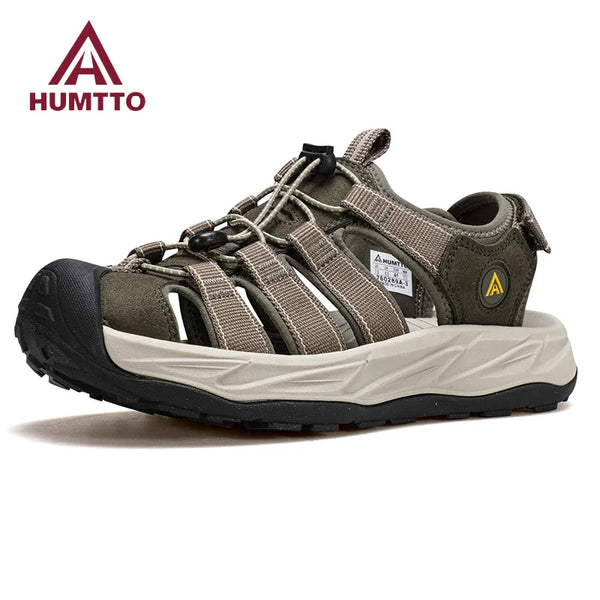 HUMTTO Summer Beach Outdoor Sandals Non-Slip Sneakers Male Quick-Drying Breathable Men Wading Shoes Lightweight Aqua Shoes Men's