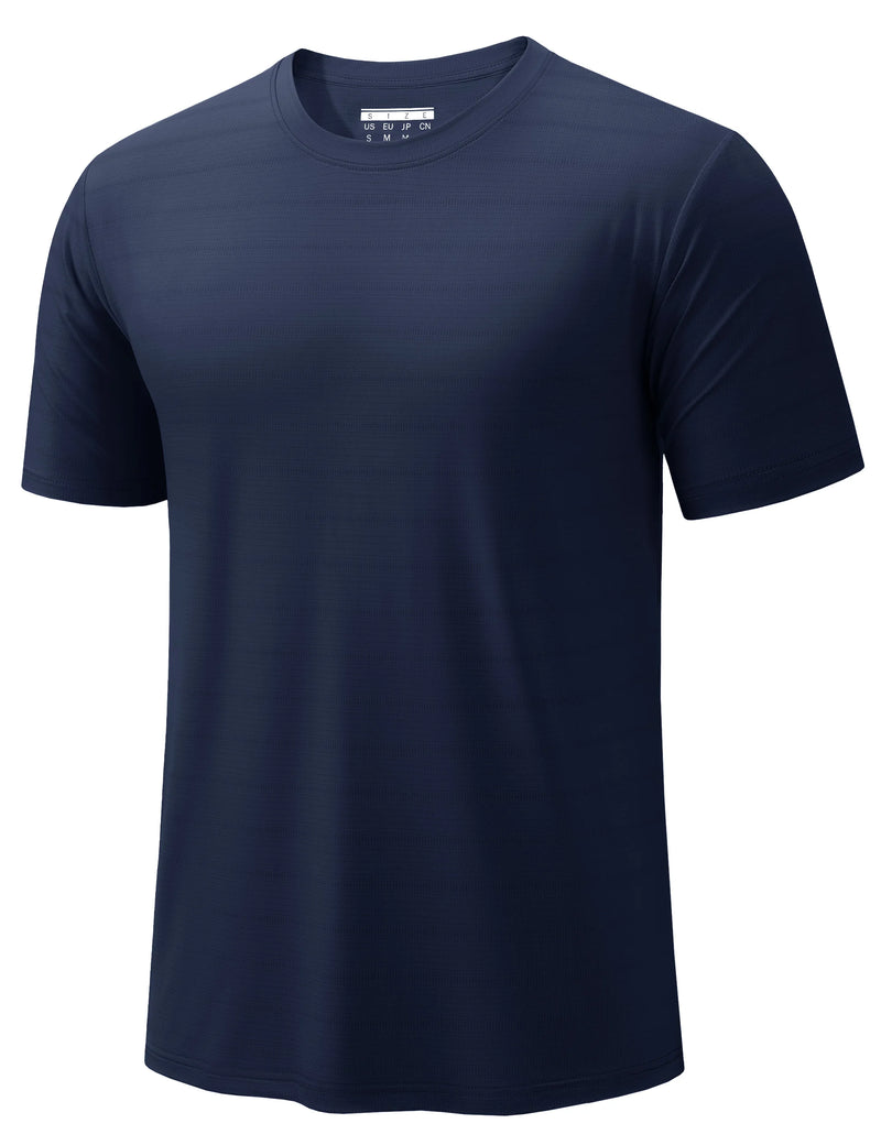 TACVASEN Men's Athletic T-Shirt Quick Dry Breathable Mesh Short Sleeve Tee Moisture Wicking Lightweight Running Workout Gym Top