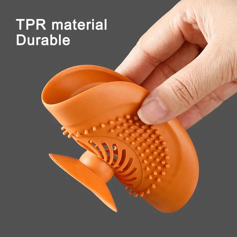 1/2pcs Press‑type floor drain cover Sink Stopper - Keep Kitchen and Bathroom Drains Clean Without Clogs, Kitchen Utensils.