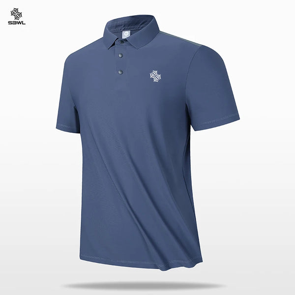 SBWL 2026 New High Quality Golf Sports POLO Shirt Fashion Office Casual POLO Short Sleeve T-Shirt Sports Base Shirt Tops